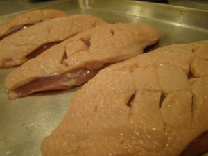 Crosshatched Duck Breasts