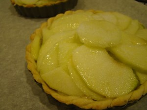 Topped with Apples and Glazed