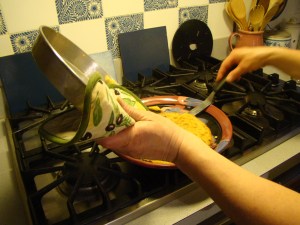 It was a little challenging to transfer to a serving plate