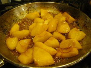 Caramelizing Apples