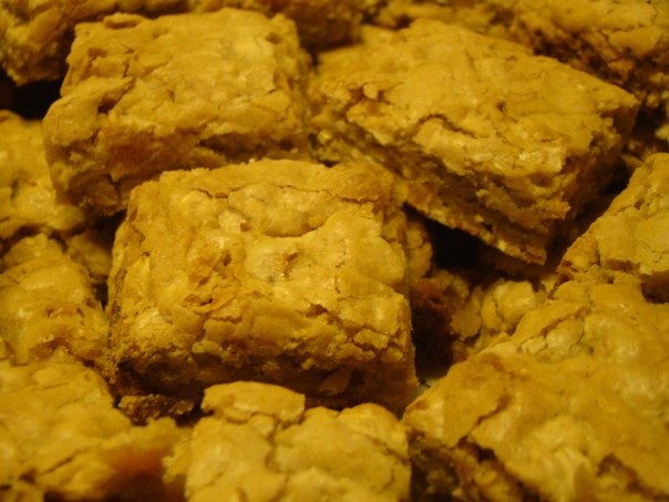 Oatmeal-Apricot Blondies