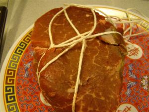 Beef with a String