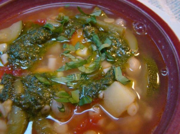 A Bowl of Provencal Veg Soup