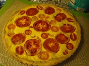 Gerard's Mustard Tart with Tomatoes