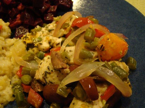 chicken provencal en papillote