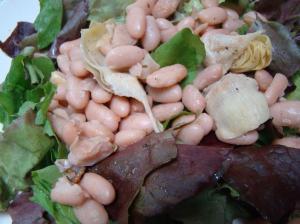 sarm artichoke-bean salad