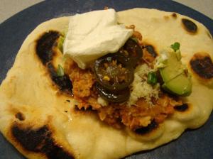 Refried Beans Foldover